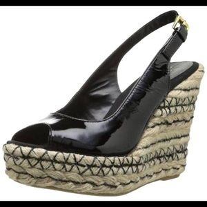 Lauren Ralph Lauren Talya Leather Wedges